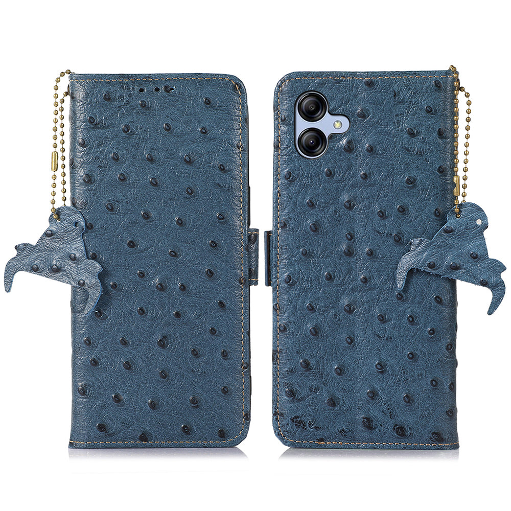 Wallet Case for Samsung Galaxy F14 5G RFID Blocking Anti-drop Genuine Cow Leather Stand Phone Cover Wallet Case for Samsung Galaxy F14 5G RFID Blocking Anti-drop Genuine Cow Leather Stand Phone Cover